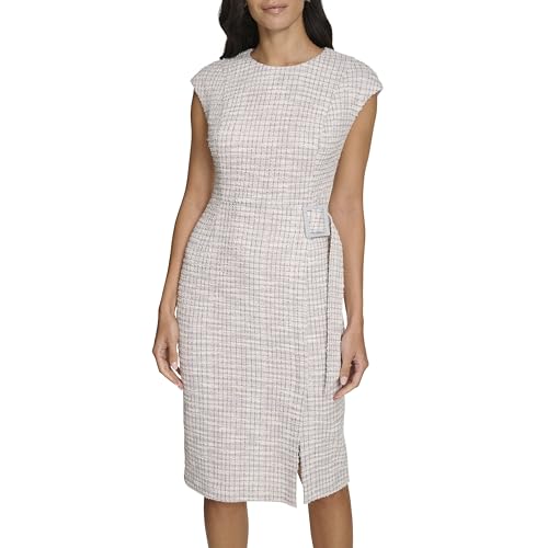 Calvin Klein Women's Work Tweed Sheath Dress2