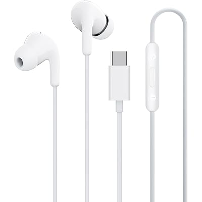 Xiaomi イヤホン 有線イヤホン Type-C HD通話 IP54防塵防水 iphone16 / Google Pixel/Galaxy/Xiaomi/OP …