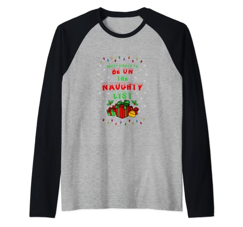 Christmas Family Funny Matching Pajamas Xmas Holiday Maglia con Maniche Raglan