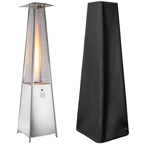 Telo protettivo impermeabile per riscaldatore da terrazzo, copertura per riscaldatore, 210D, Oxford per riscaldamento a fungo, copertura per faretti da terrazza, copertura per riscaldamento patio, 221