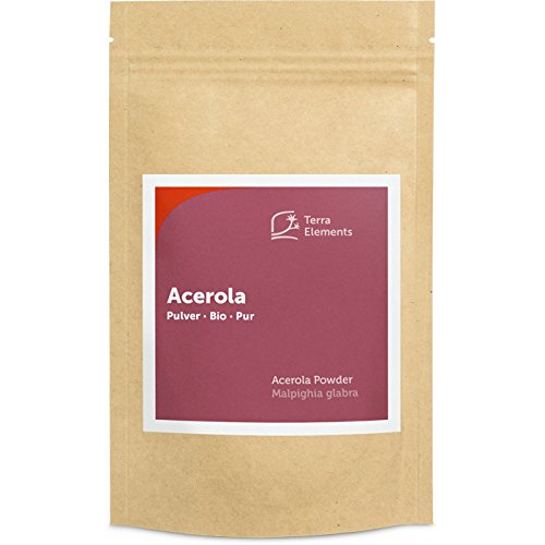 Terra Elements Acérola bio en poudre 100 g I 100% pure I vegan I crue