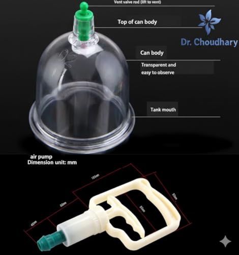 Image of Chinese Cupping Cups Bio Traditional Therapy pump Set Household Pull Out Chinese Massage Medical Cupping Set for male