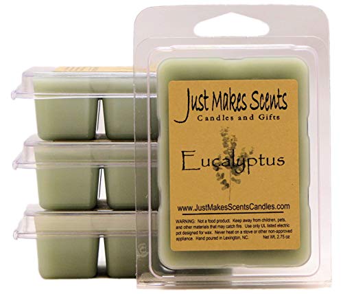 4 Pack - Eucalyptus Scented Wax Melts by Just Makes Scents