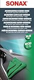 SONAX Paño de Microfibra para vidrios y Interiores (1 Unidad), Absorbente, sin Pelusa, para una Limpieza sin Rayas de Cristales, Espejos, Pantallas y Superficies de plástico | N.° 04984000