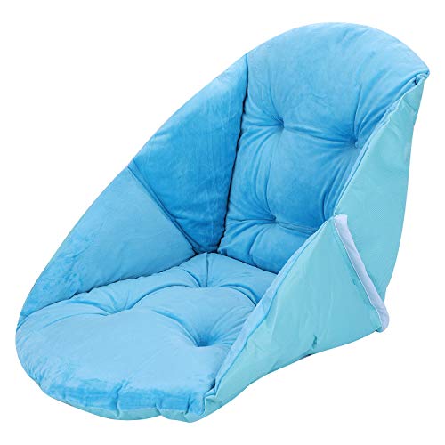 Image of ITODA Plush Chair Seat Pad Soft Cushion Pad Back Support Chair Seat Cushion Thick Armchair Pad Sofa Car Wheelchair Office Seat Cushion with Straps for Hip Back Sciatica Relief Pain