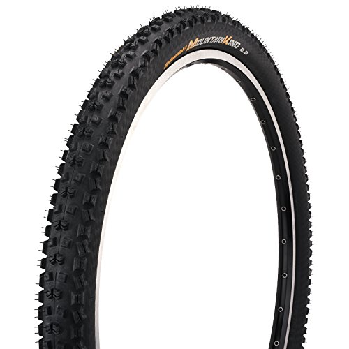 Continental Mountain King II Fold ProTection Bike Tire, Black, 26-Inch x 2.4