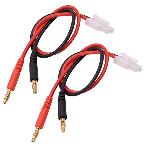 Câble Tamiya vers banane 4 mm pour charger la batterie Lipo d'hélicoptère RC