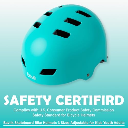Image of Skateboard Bike Helmet,3 Sizes for Adults Youth Teen Kids Toddler