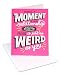 American Greetings Funny Weird Valentine's Day Card with Flocking