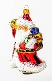 Polish Gallery Adorno para árbol de Navidad, cristal soplado clásico, 5 pulgadas