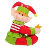 Photo Gallery magiclulu puntale per albero di natale, ornamento a forma di elfo, peluche, decorazione per albero, fermatende, bambola rustica, puntale di natale di ricambio per decorazioni per la casa in stile Photo Gallery magiclulu puntale per albero di natale, ornamento a forma di elfo, peluche, decorazione per albero, fermatende, bambola rustica, puntale di natale di ricambio per decorazioni per la casa in stile