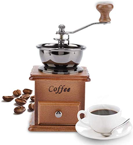Manuelle Kaffeemühle, Retro-Design, Kaffeebohnen, Handmühle, manuelle Mini-Mühle, Heimbüro, Dekoration, Design zum… – Bild 6