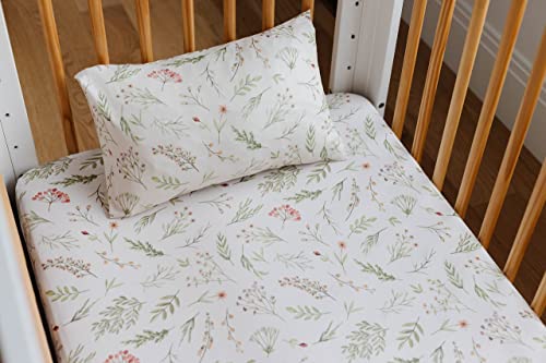 Pobibaby - 2 Pack Premium Toddler Pillowcase - Ultra Soft Jersey Knit - Crib Pillow, Kids Pillow, Travel Pillow Case Cover (Zephyr) #TOP5