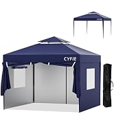 Amazon.co.jp: CYFIE タープテント 3mx3m サイドシート4枚付