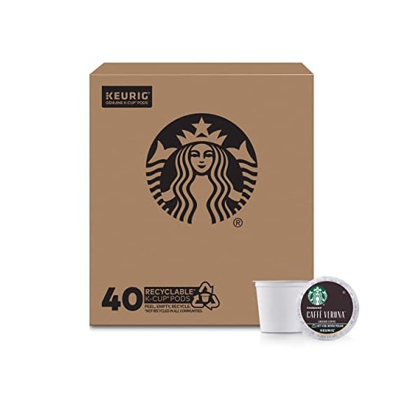 Starbucks KCup Coffee Pods—Dark Roast Coffee—Caffè Verona for Keurig