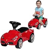  rastar Ferrari 458 Tretspielzeug, Auto – Spielzeug-Fahrzeuge (Tretspielzeug, Auto, 4 Räder, rot, für Kinder, Junge und Mädchen)