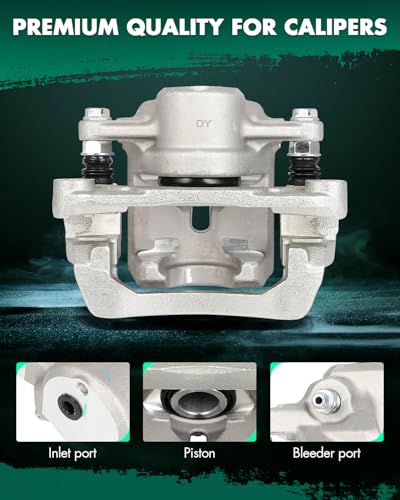 Image of SCITOO 19B6277 19B6276 Rear Left & Right Disc Brake Calipers Assembly w /Bracket For Subaru For Legacy 2010-2012 2014,For Subaru For Outback 2010-2012