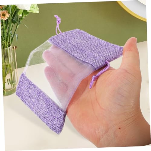10 Bolsas Reutilizables de Lino para Sachet Lavanda miniatura 5