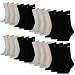 Produktbild PUMA 24 Paar Socken Cush Crew Sportsocken Tennis Socken Unisex, Farbe:666 - black/grey, Socken & Strümpfe:39-42