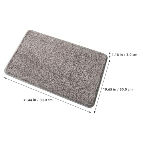 Tapis de salle de bain absorbant lavable style simple 80x50 cm - 3