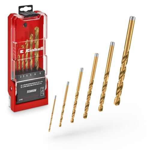EINHELL Juego de 6 brocas titanio surtidas