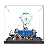 Vitrina acrílica para Lego 77073 Battle Bus, caja a prueba de polvo, caja de almacenamiento, caja transparente, caja expositora compatible con 77073 (solo caja) (2 mm, transparente)