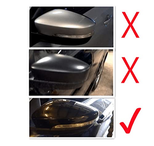 Coques de rétroviseurs latéraux VW Beetle CC EOS look noir brillant chic - 2