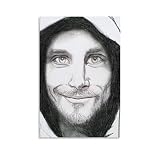 Poster de l'acteur allemand Max Riemelt (11) sur toile - Décoration murale à suspendre - Décoration d'intérieur - 20 x 30 cm