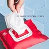 Whole Body Antiperspirant Wipes Sweat Control Wipes for Under Boobs, Chest, Groin, Underarms, Hands, and Feet Quick Drying, Travel-Friendly, Unscented, Pack of 1
