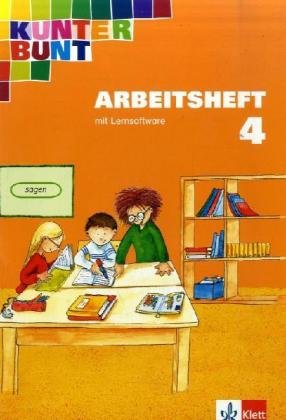 Kunterbunt Sprachbuch - bisherige Ausgabe / Arbeitsheft mit CD-ROM 4. Schuljahr