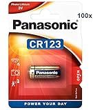  Panasonic CR123A Photo Power Lithium Batterie 100-Pack