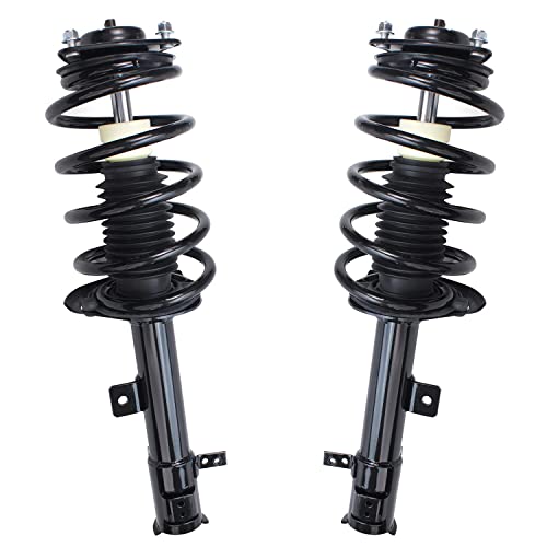 Detroit Axle - Front Struts Lower Control Arms Tie Rods Sway Bars Replacement For 2009-2012 Dodge Caliber - 12Pc Set #TOP4