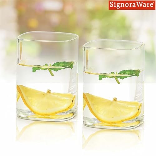 Set de 6 vasos cuadrados Ilusion Signoraware miniatura 3