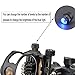 SHARROW Archery Adjustable Bow Sight Light Blue Lighting Compound Bow Optic LED Sight Light with 4 Settings Universal 3/8-32 Thread