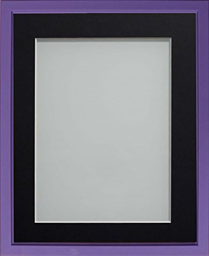 Frame Company Drayton Range 14x11-inch Grey Picture Photo Frame with White Mount For Image Size A4