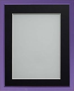 Frame Company Drayton Range 14x11-inch Grey Picture Photo Frame with White Mount For Image Size A4