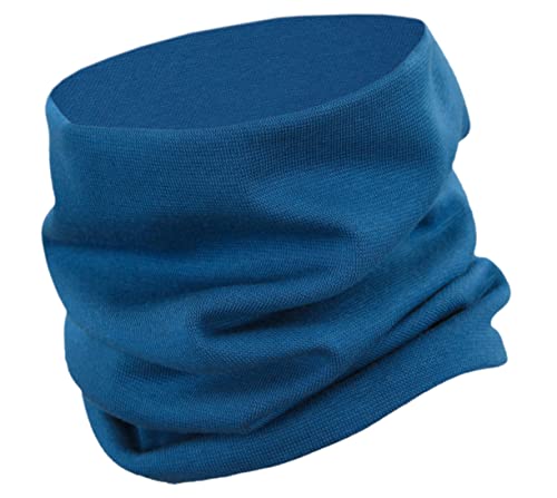 TupTam Mütze und Schal Kinder Set – Weiches Schal Mütze Set Kinder für Herbst und Winter, Farbe: Jeans, Größe: 52-56