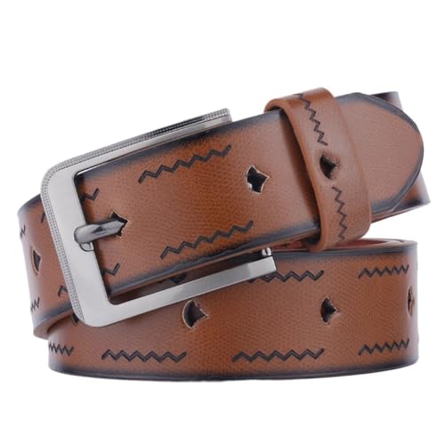 Hollow Men's Belt Adolescent Versatile Decorative Jeans