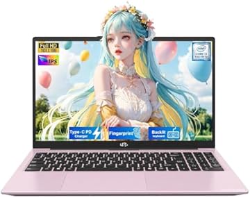 NIMO 15.6" IPS FHD Student Laptop, Intel 6-Core i3-1215U, 8GB RAM, 128GB SSD (Beats R5 7520U, Up to 4.4GHz), 65W Type-C, Backlit Keyboard, Fingerprint, Wi-Fi 6, for Home & Business