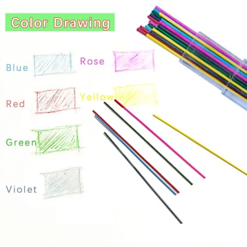 JOMPENS Mechanical Pencil Set, Mechanical Pencil with 60 HB Lead Refills and Eraser, Drafting Pencil with Anti-Slip Grip for Students Artists Engineers Architects Drawing Sketching School Supplies - Image 6
