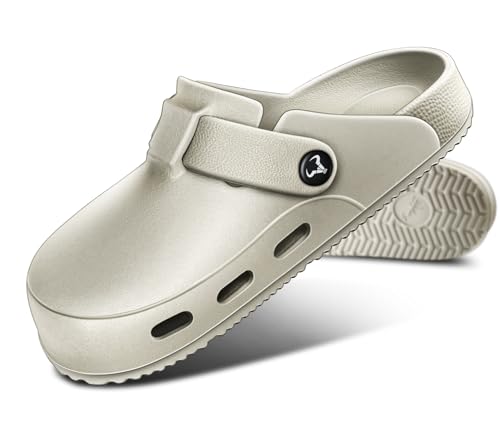 Image of KEMISANT Women Clogs,Comfortable Mules Sandals Slippers Nurse Garden Shoes Unisex for Men Cushioned Support