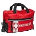 First Aid Bag Small Red with Handles Empty Each
