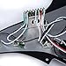 Musiclily 11 Hole SSS Prewired Loaded Pickguard with Alnico 5 Single Coil Pickups Set for Strat ST Style Electric Guitar, 3Ply Black