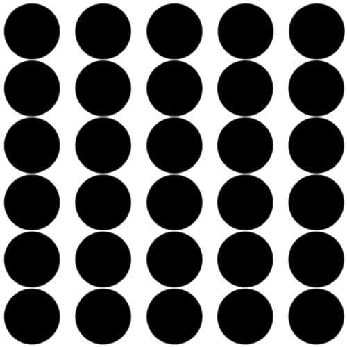 Image of 30Pcs 1 inch Black Acrylic Discs Acrylic Circle Blanks, Round Acrylic Sheets Boards 0.04inch Thick Plexiglass Plastic Panels for DIY Craft, Sign, Paintings, Cake Decor