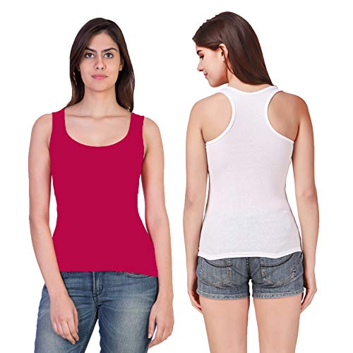 Image of Camisole Tank Top Vest Racerback Sando Camis for Women, Girls (Pack of 2)