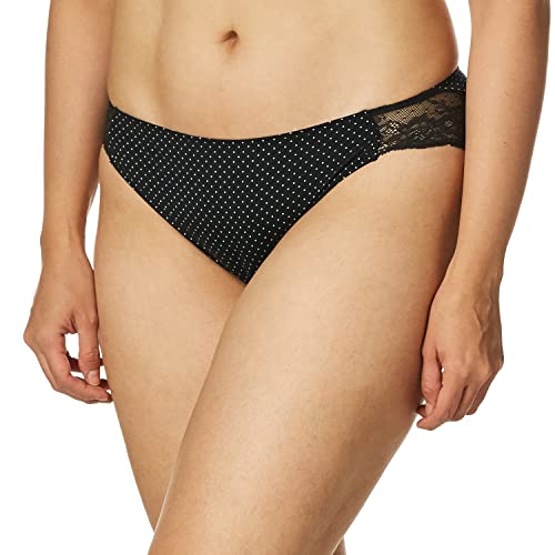 Maidenform Womens Comfort Devotion Lace Back Panty Tanga Underwear, Black, Medium Us #TOP1