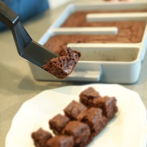 Baker's Edge Spat Pack| Custom Made Nylon Spatulas That Are Non-Toxic, Food Grade, High-Heat Resistant, 100% Dishwasher Safe & Non-Stick - Set Of 2 #TOP1