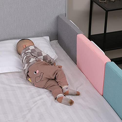 Barandillas de cama infantiles contra caídas nocturnas con protector de espuma suave 3