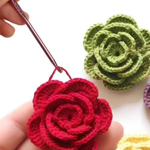 8pcs 2/2.5/3/3.5MM Crochet Hook Set Random Color Knitting Crochet Needles Sweater DIY Metal Sewing Hook Knitting Tool — view 7
