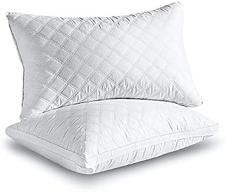 Sable Hotel Pillows for Sleeping 2 Pack Queen, Goose Down Alternative Pillows